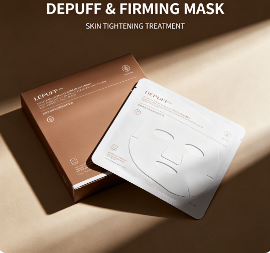 Anti-puffiness and firming face mask