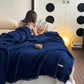Crinkle Cotton Tassel Throw Blanket