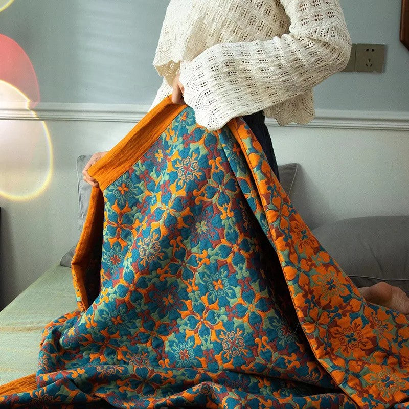 Nehari Cotton Reversible Quilt